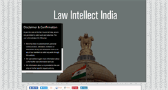 Desktop Screenshot of lawintellectindia.com